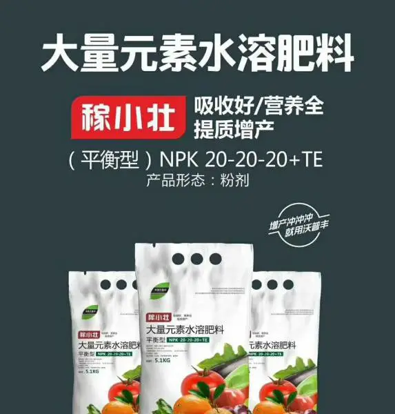 大量元素水溶肥 稼小壮(平衡型) 吸收好、营养全、提质增产