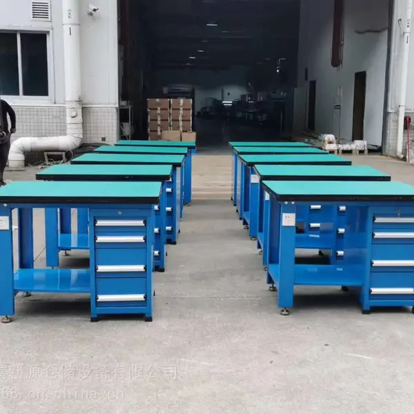 防静电工作台图片 无尘车间工作台 维修工作台定做