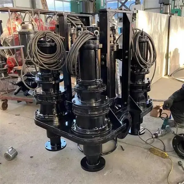 电动防堵排污泵 大颗粒耐腐蚀砂石泵 螺旋式耐磨潜水渣浆泵