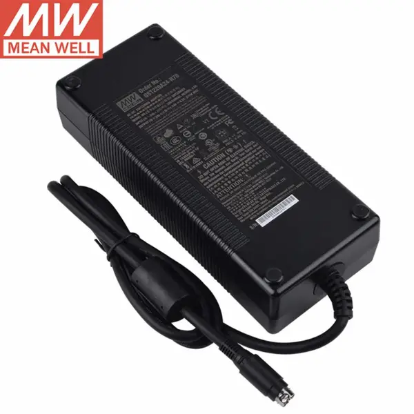 明纬电源24V9.2A适配器企业级三插进线GST220A24-R7B 不含输入线