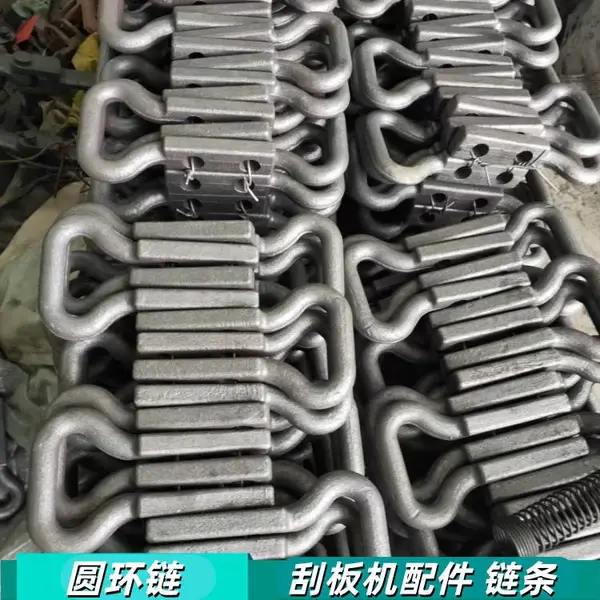 刮板机圆环链34*126-199 c级热处理锰钢链 25mnvc级链条