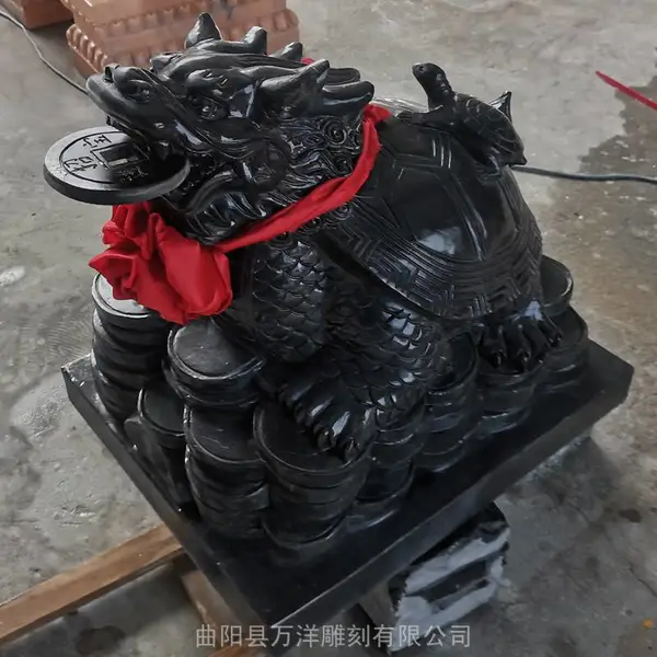 青石***龟石雕龙龟晚霞红***龟金钱龟雕塑厂家现货优惠