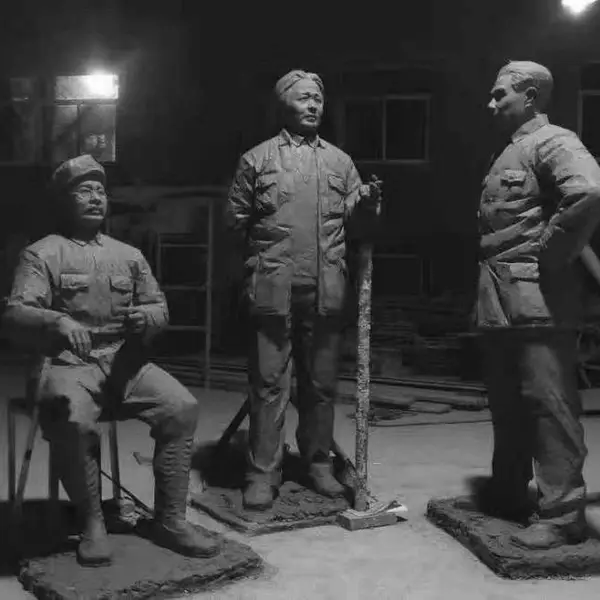景观雕塑广场,头像雕塑定制