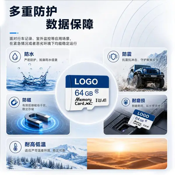 工业级内存卡定制无人机边缘计算设备专用高速读写工业级TF卡