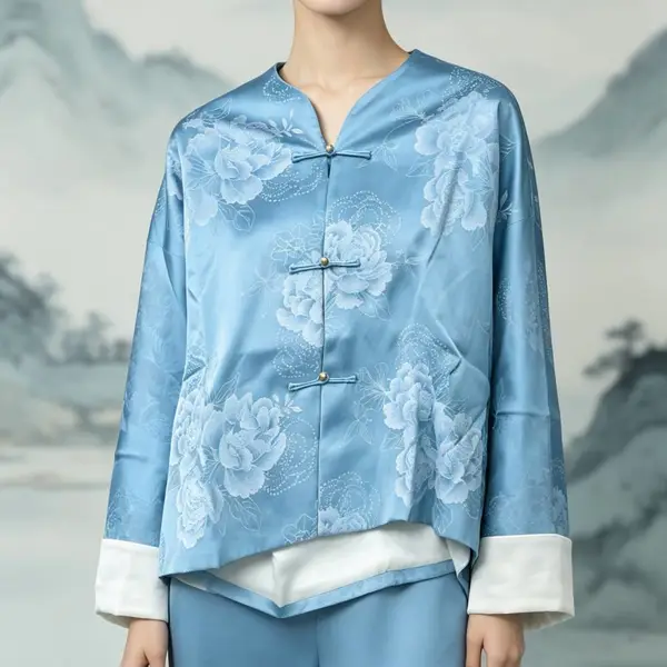 复古服饰女装品牌尾货水墨生香冬季国风女装拿货供应批发