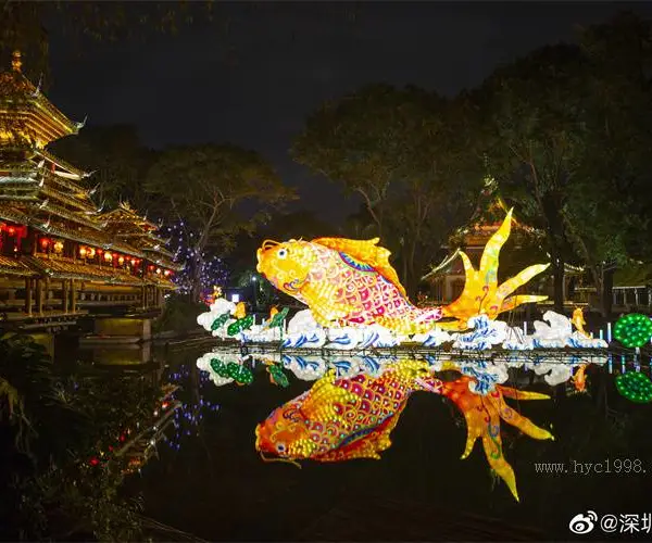 春节元宵节花灯灯会灯展彩灯造型美陈