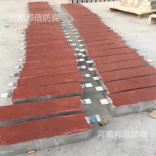 船底防腐铝合金牺牲阳极 块状铝阳极 海底管道防腐用牺牲阳极