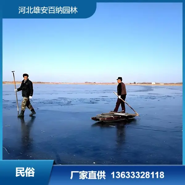 售 白洋淀冰爬犁 拖床 冰床 民俗老物件 冰上交通 渔猎文化专用交通工具