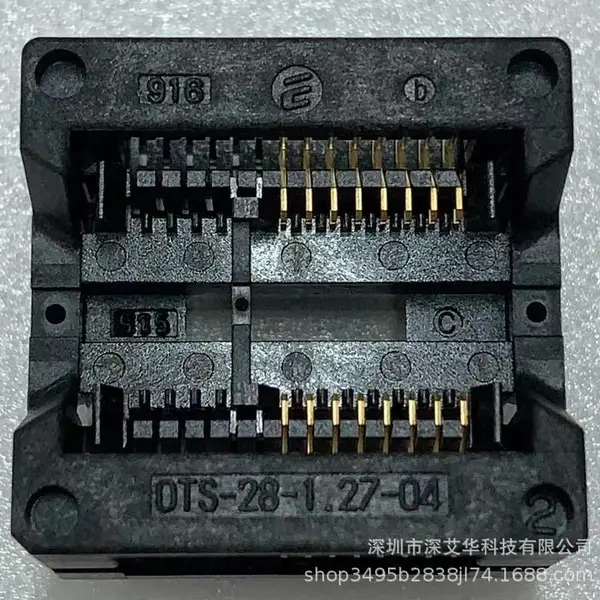 ENPLAS原装进口SOP16测试座烧录座OTS-16(28)-1.27-04 现货正品