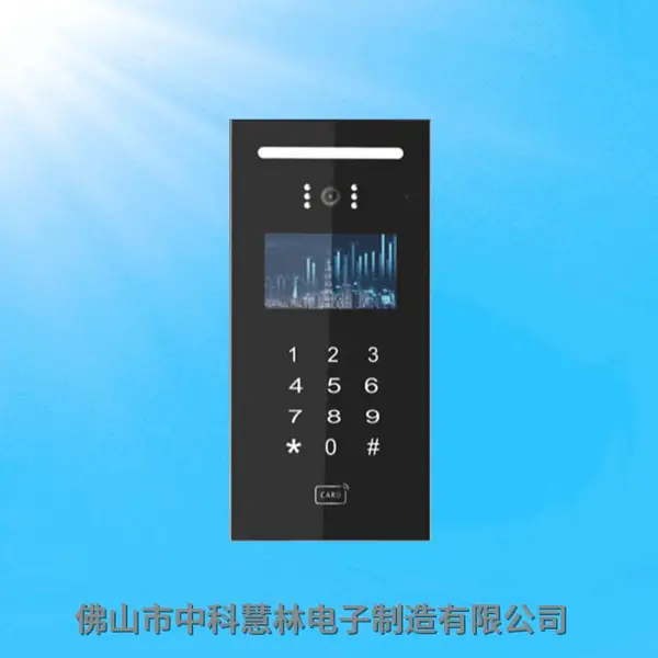 喀什可视对讲系统_HL-3000BVG43_6P排线6芯线原线复用