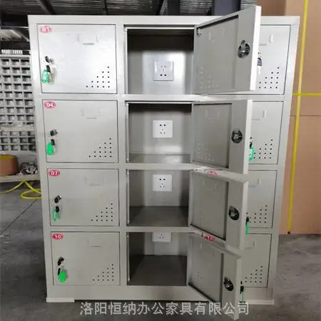 洛阳恒纳办公 带五孔插座手机充电柜生产供应 SN52cn检测设备充电柜价格多少