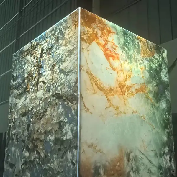 钢化彩釉玻璃厂家商场隔断装饰耐高温彩釉数码打印不发黄支持定制
