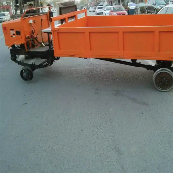 欧拓机械 厂家支持定做四轮轨道车 铁路建筑电缆线盘输送车 钢轨牵引平板车 柴油轨道拖车