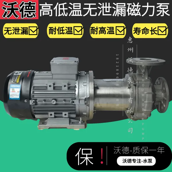 低温液氮泵WDLP-135磁力泵 PNG天然气不锈钢泵