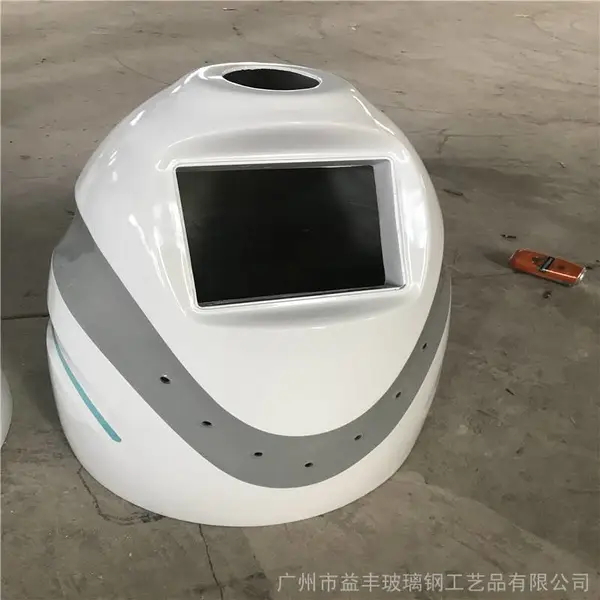佛山创意机器人外壳雕塑定制 智能玻璃钢机器人雕塑模型