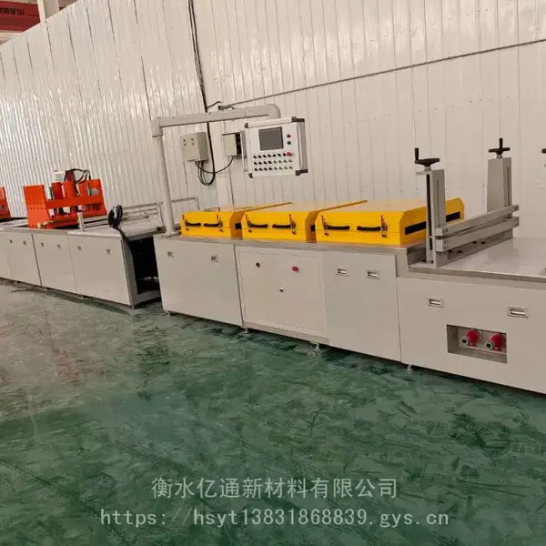 亿通供应大吨位玻璃钢拉挤设备可生产玻璃钢盖板、爬梯等拉挤型材