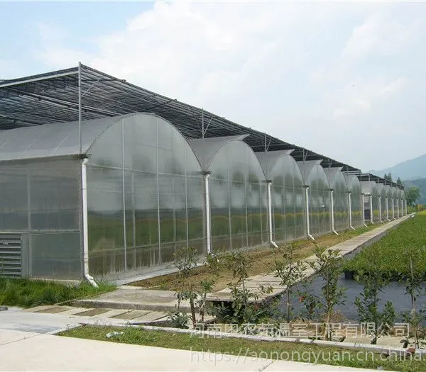 连栋薄膜温室造价//温室连栋薄膜大棚价格