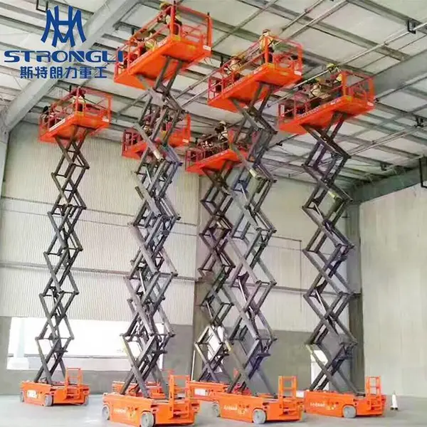 全自动自行走液压升降机 自行走高空装饰装修平台 高空作业维修升降车