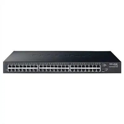 TP-LINK TL-SG2048全千兆48口WEB网管交换机企业网络监控分线器