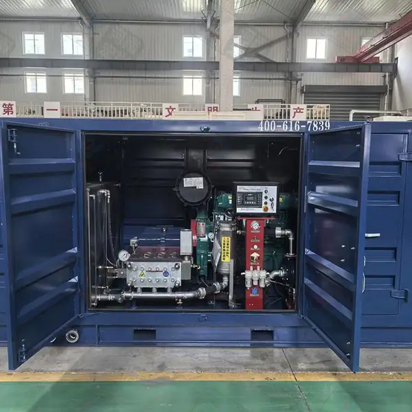 化工设备高压清洗机 电厂糖厂空冷岛冷凝器换热器深度清洗机