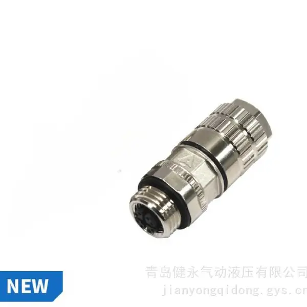 韩国三元 SAMWON?ACT IONET 编码 Cat6A 工业航空插头 M12?X6AM?B1D