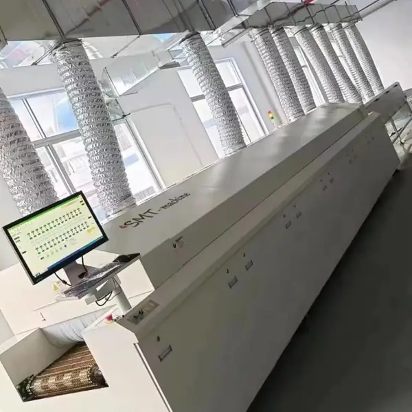 散热器专用回流焊接机热风烤炉上下十二温区热风经济型回流焊