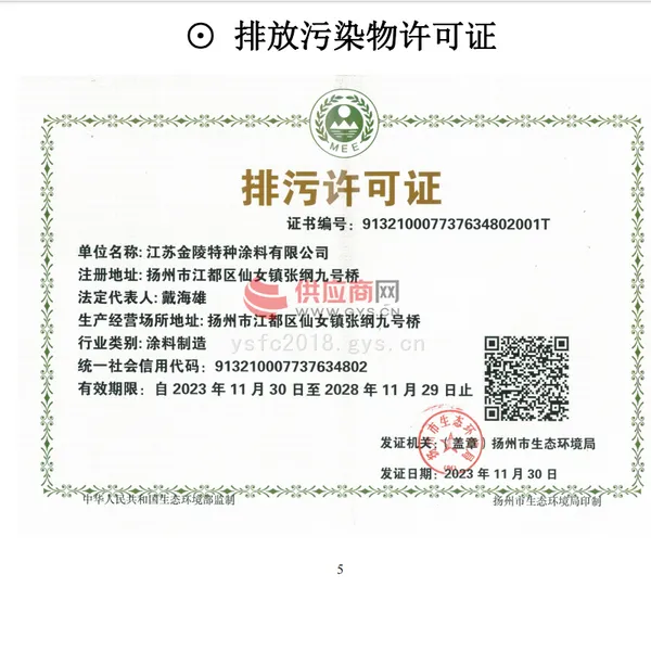 排污许可证