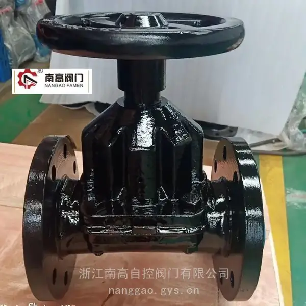 南高隔膜阀EG41J-16Q球墨铸铁材质DN200 经久耐用 方便维护 流量大