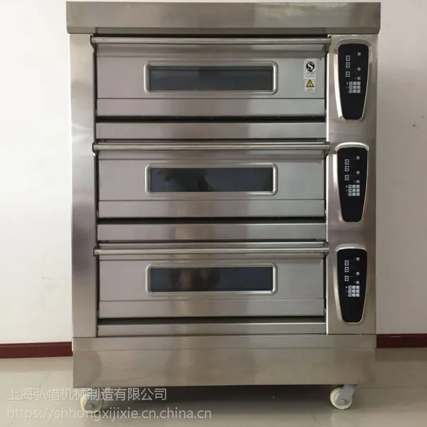 三层六盘电脑控制面板烤箱 智能定时远红外线加热食品烘炉 面包月饼烤炉