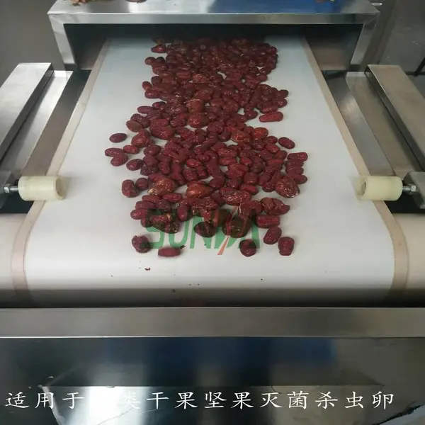 微波枸杞杀菌设备 西北食品加工机械 一款不添加的杀菌机