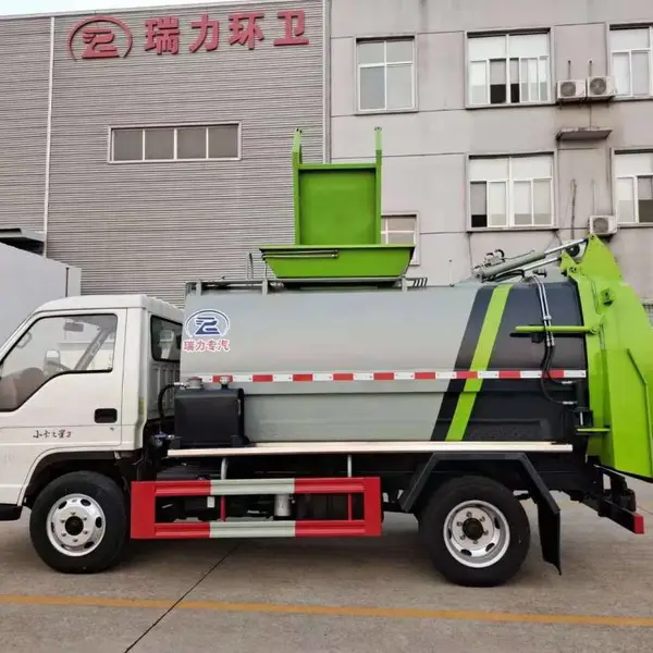 福田蓝牌食堂潲水收集车12方余厨垃圾车视频