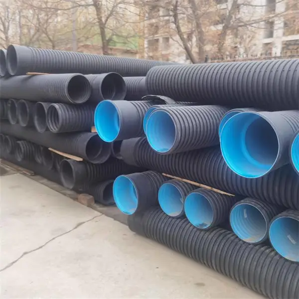 �� ���� ���� ����HDPE˫�ڲ��ƹܾ���ϩ��ھ�PE���ƹ�300 400��ˮ������ˮ�ܵ�