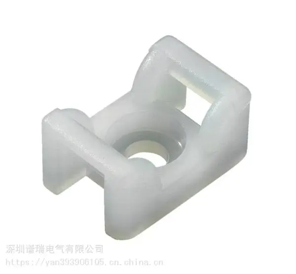 【海尔曼太通线束尼龙扎带固定座M4螺丝孔固定马鞍形扎带底座KR6G5】价格_厂家-供应商网