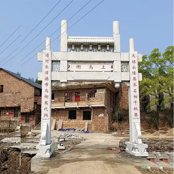 涞水一门石牌坊定做流程