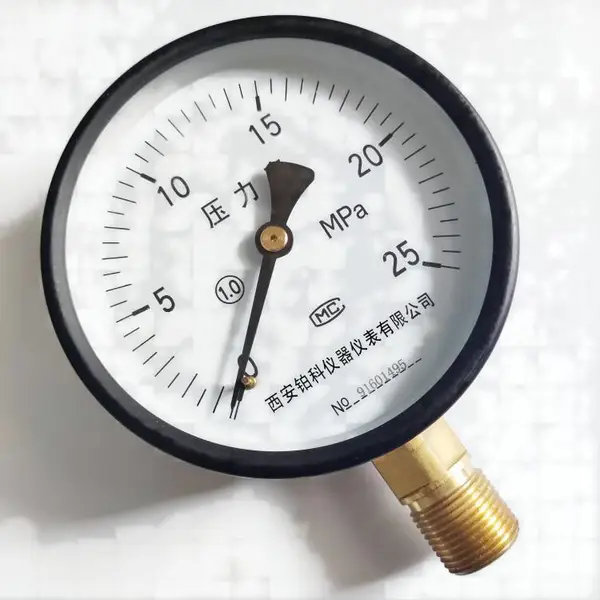西安仪表厂普通压力表Y系列制造厂可定制常用的仪表