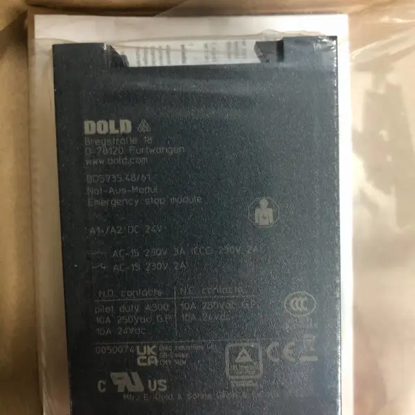 ��Ӧ�¹�Dold ��ͣģ�� 0050074 BD5935.48/61 DC24V�̵���