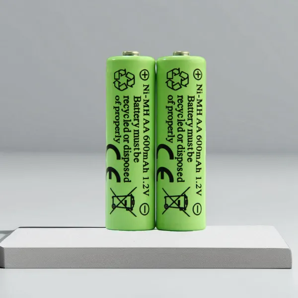 创力镍氢5号充电电池 出口认证 AA600mAh1.2V太阳能灯电池