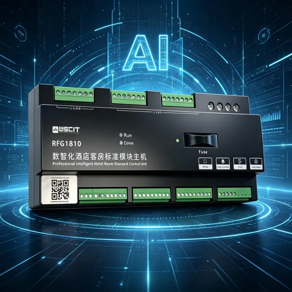 西藏远程控制RCU系统主机 智能酒店客控 智慧客房 18路标准客控模块