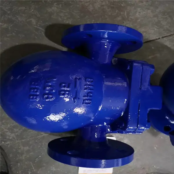 青岛市铸钢蒸汽阀门 FT44H-40C DN100 浮球式蒸汽疏水器 大排量法兰疏水阀
