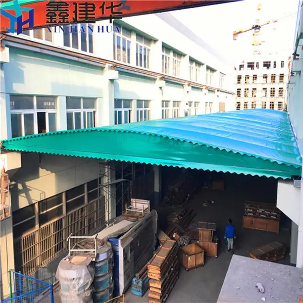 移动式钢结构雨棚 大排档专用推拉帐篷 优点玉田