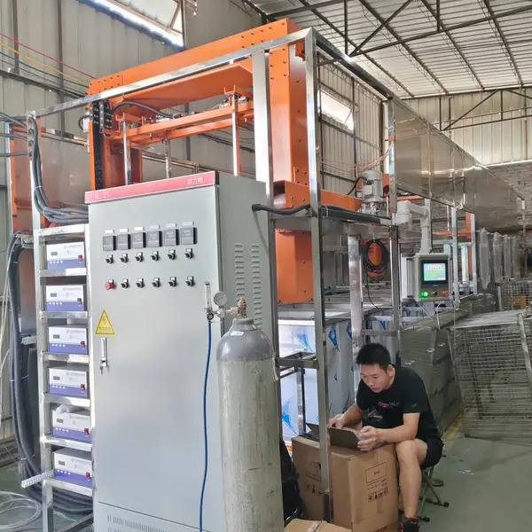 中山精旭全自动龙门式清洗烘干线 铝合金精铸件除油清洗烘干流水线设备
