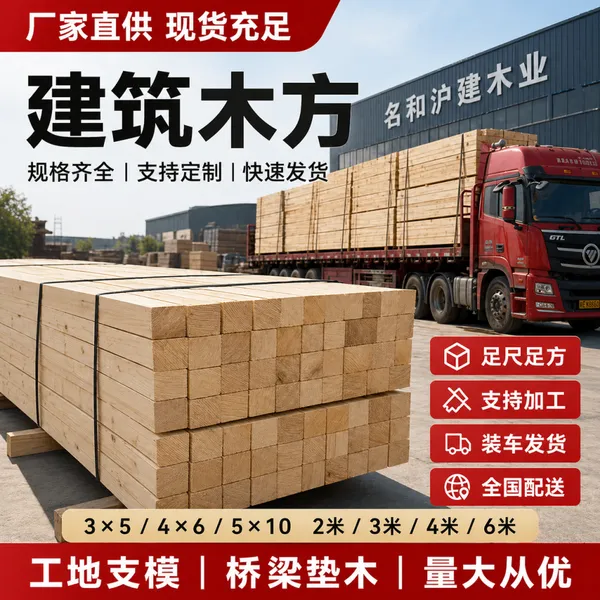 南通建筑木方托盘料垫木包装料