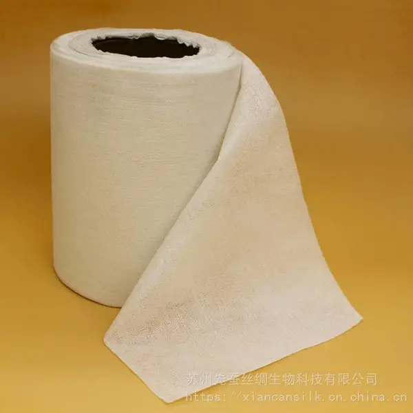 丝麻纤维无纺布卫生护理用品面层 蚕丝蛋白无纺布