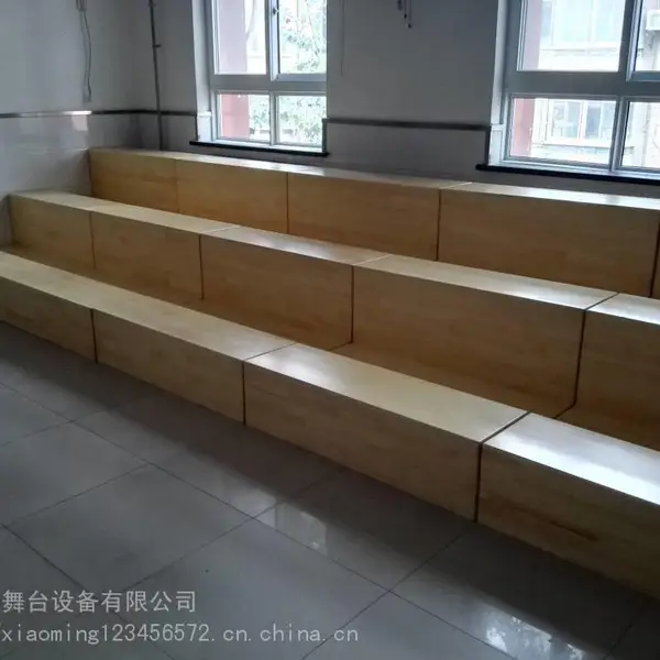 实木音乐教室合唱台 可做坐可站合唱台阶