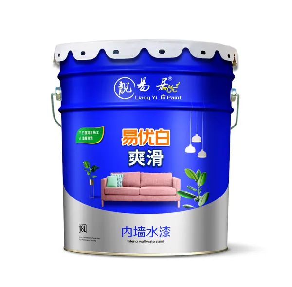 【靓易居】易优白爽滑内墙水漆超白高遮盖好施工漆膜爽滑细腻