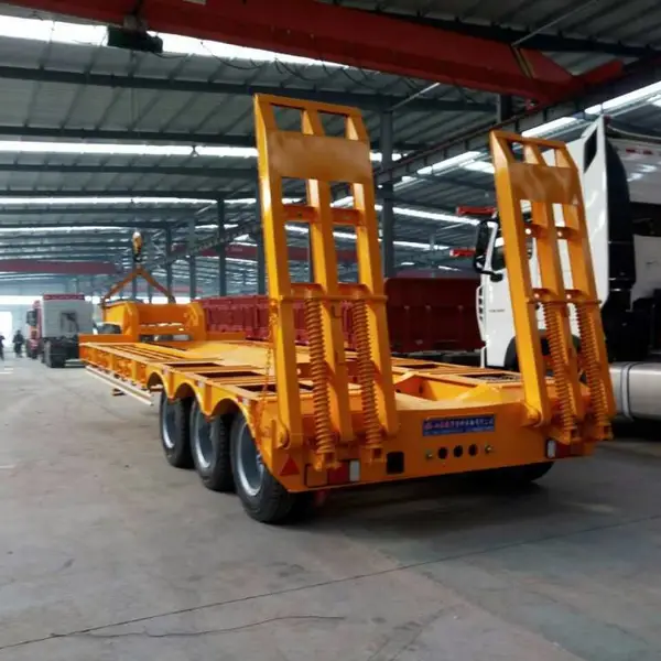 山东建宇yfz9353tdp低平板半挂车