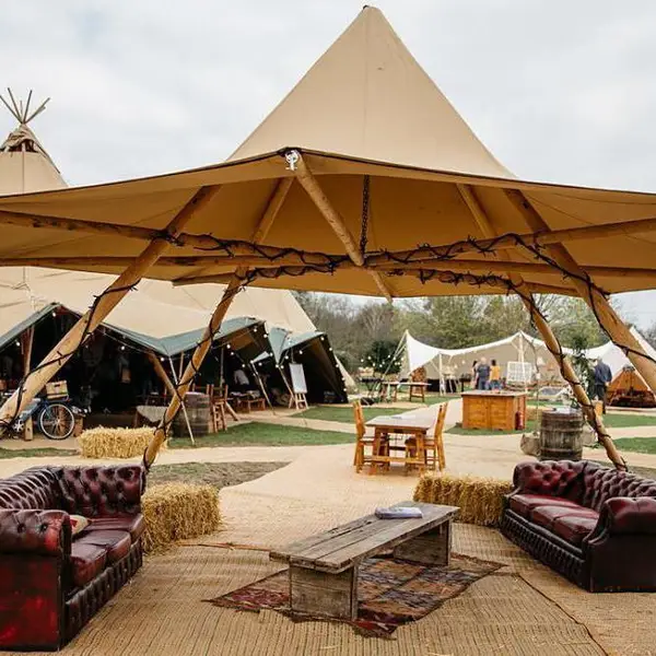 营地派对印第安帐篷 户外野餐tipi tent 大型接待豪华宴会