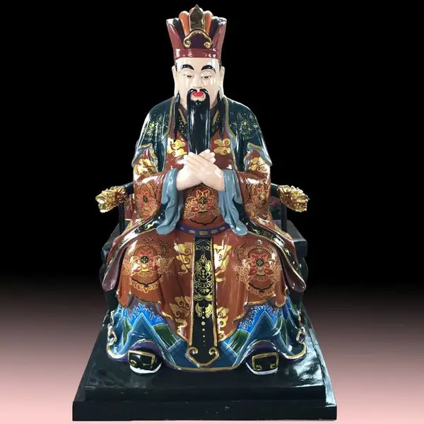 屈原 显神爷神像 柴显正伍子胥雕塑 五显大王 五显大帝柴显正佛像厂家