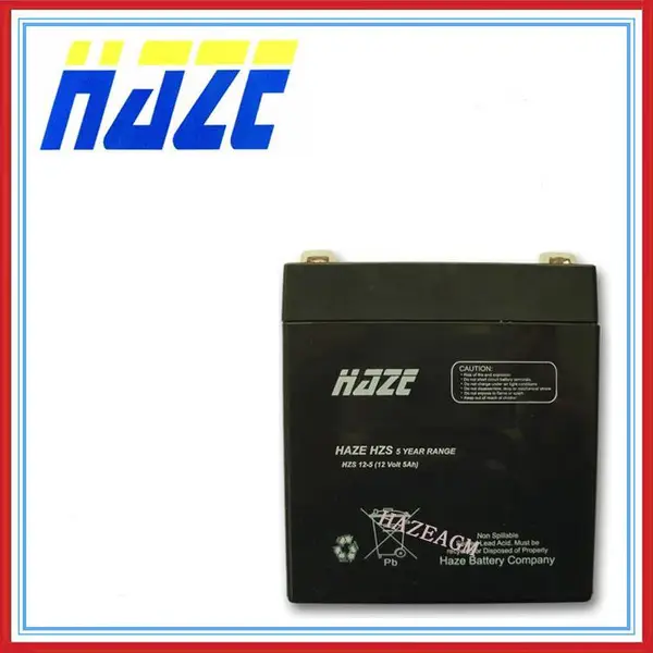 美国HAZE蓄电池HZS12-5 海志电池 12V***H 医疗仪器设备 VRLA AGM免维护