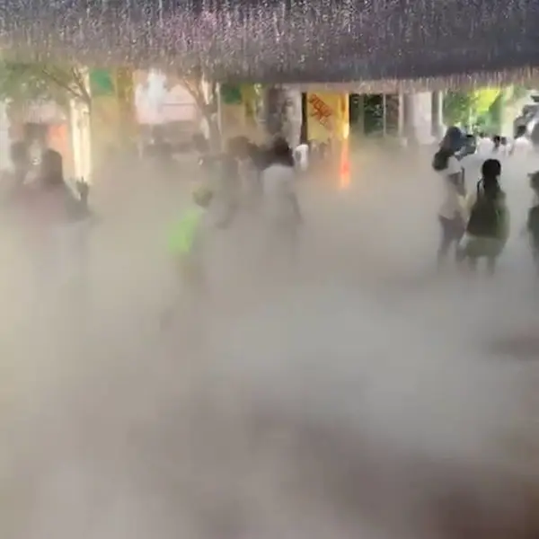 佛山广州深圳 人造雾设备 雾森系统 喷雾造景 工程安装方案